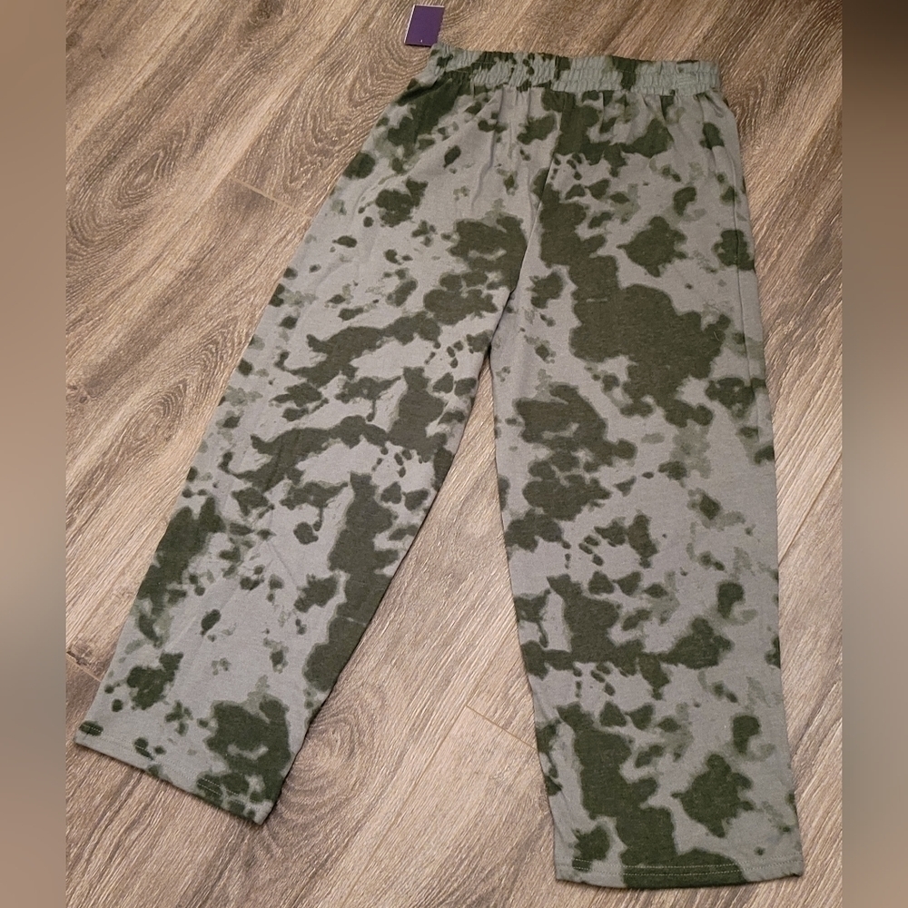 Guns N Roses Tie Dye Crop Lounge Sweatpants Medium - Picture 6 of 7